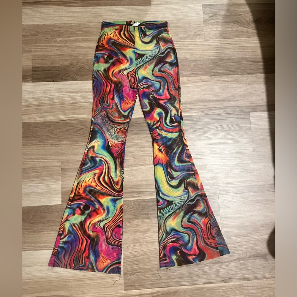 One by One Trippy Mesh Rave Pants